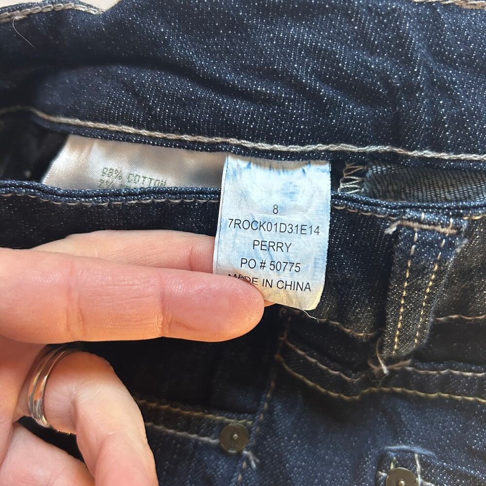 Joe's Jeans "Perry" Girl's Flare Leg Jeans - Blue Denim - Size 8 - Picture 6 of 6